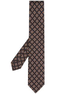 Barba галстук с геометричным узором