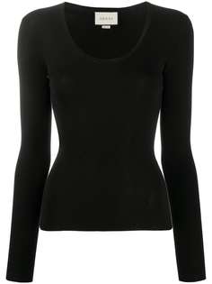 Gucci scoop-neck knitted top