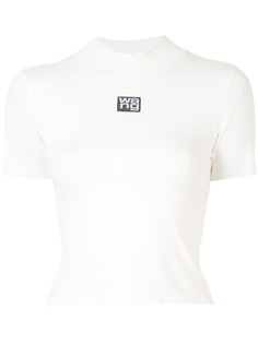 T By Alexander Wang футболка с нашивкой-логотипом