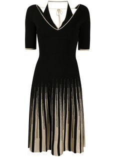 Pinko трикотажное платье с контрастной отделкой