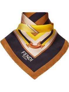 Fendi платок с принтом