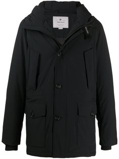 Woolrich парка длины миди с капюшоном