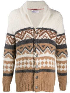 Brunello Cucinelli кардиган с воротником-шалькой