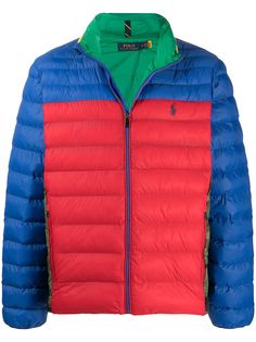 Polo Ralph Lauren пуховик в стиле колор-блок