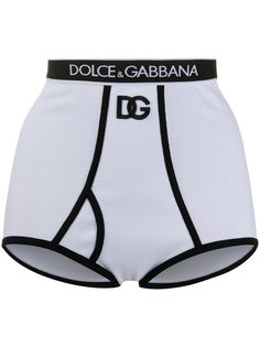 Dolce & Gabbana трусы-брифы с завышенной талией и логотипом