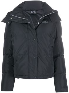 Ea7 Emporio Armani пуховик с длинными рукавами