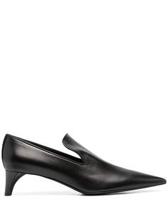 Jil Sander туфли-лодочки на скульптурном каблуке