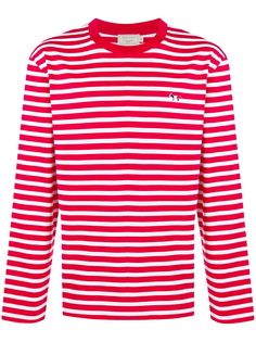 Maison Kitsuné толстовка в полоску