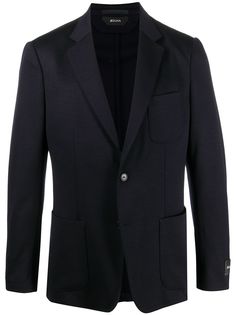 Z Zegna однобортный пиджак