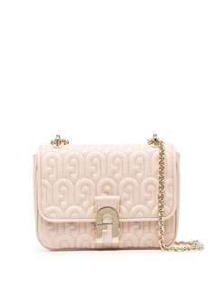 Furla стеганая сумка на плечо с логотипом