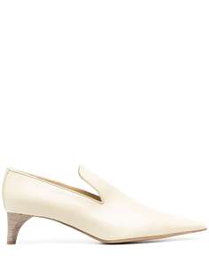 Jil Sander туфли-лодочки на скульптурном каблуке