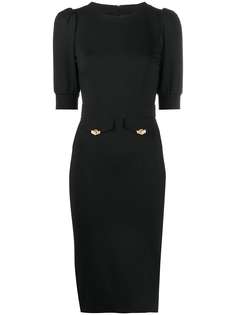 Versace Jeans Couture платье из джерси с пышными рукавами