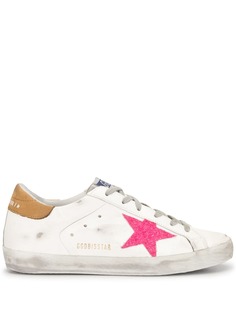Golden Goose кроссовки Superstar с блестками