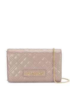 Love Moschino стеганая сумка через плечо с логотипом