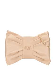 Love Moschino атласный клатч с бантом