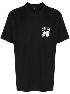 Stussy футболка с графичным принтом