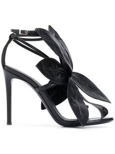 Giuseppe Zanotti босоножки Lilium 105 с цветочной аппликацией