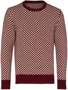 Kiton кашемировый джемпер в клетку