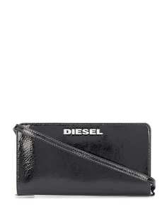 Diesel кошелек Glossy с ремнем через плечо