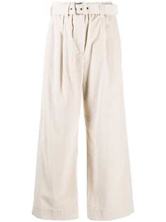 Brunello Cucinelli укороченные брюки с поясом