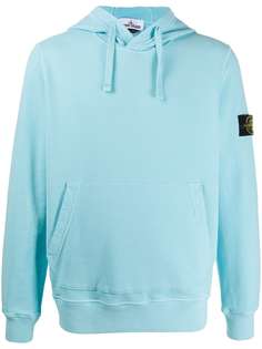 Stone Island худи с логотипом на рукаве