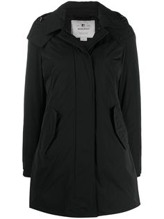 Woolrich пальто на молнии с капюшоном