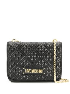 Love Moschino стеганая сумка на плечо с логотипом