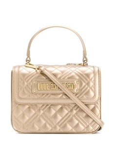Love Moschino стеганая сумка с верхней ручкой