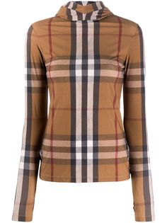 Burberry топ в клетку Vintage Check