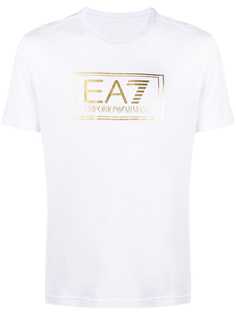 Ea7 Emporio Armani футболка с логотипом и короткими рукавами