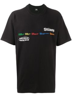 Stussy футболка с логотипом