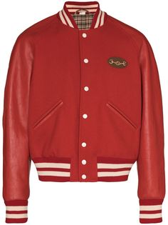Gucci бомбер с декором Interlocking G Horsebit