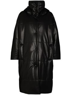 Nanushka Eska vegan leather puffer coat