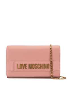 Love Moschino клатч с логотипом