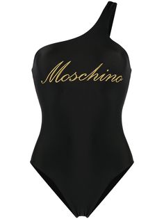 Moschino купальник с вышитым логотипом