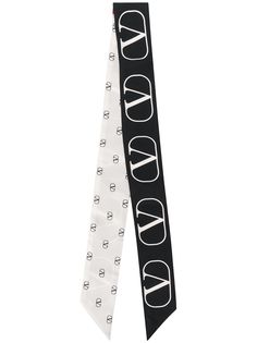Valentino узкий платок с логотипом