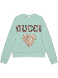 Gucci толстовка с логотипом из коллаборации с Liberty