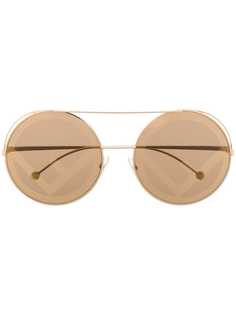 Fendi Eyewear солнцезащитные очки Run Away с логотипом