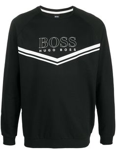 BOSS толстовка с вышитым логотипом