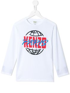 Kenzo Kids футболка с длинными рукавами