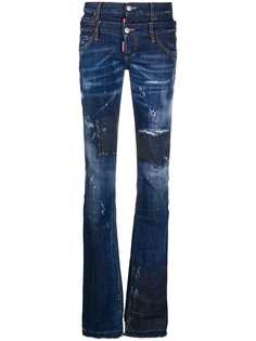 Dsquared2 джинсы кроя слим с двойным поясом