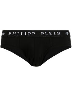 Philipp Plein трусы-брифы с вышитым логотипом