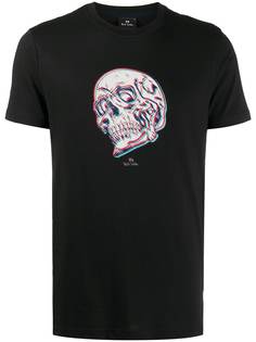 PS Paul Smith футболка Trippy Skull с круглым вырезом