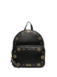 Versace Jeans Couture рюкзак с логотипом и заклепками