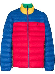 Polo Ralph Lauren пуховик в стиле колор-блок