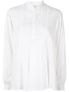 Etro блузка с фактурной манишкой