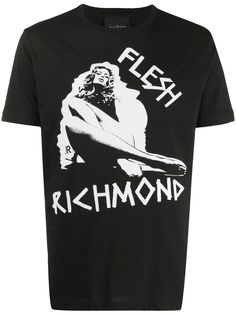John Richmond футболка с графичным принтом