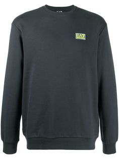 Ea7 Emporio Armani толстовка с нашивкой-логотипом