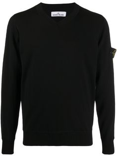 Stone Island джемпер с нашивкой-логотипом