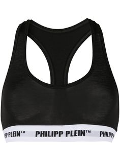 Philipp Plein спортивный бюстгальтер с логотипом